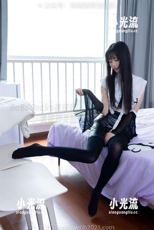 BoBoSocks袜啵啵 - 稚予黑丝视觉冲击，透明脚尖图包等你探秘！