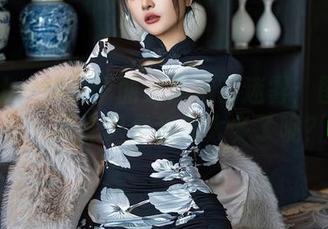 星颜社 - 揭开李丽莎旗袍的迷雾：图片分享，或许只是我想太多了呢？